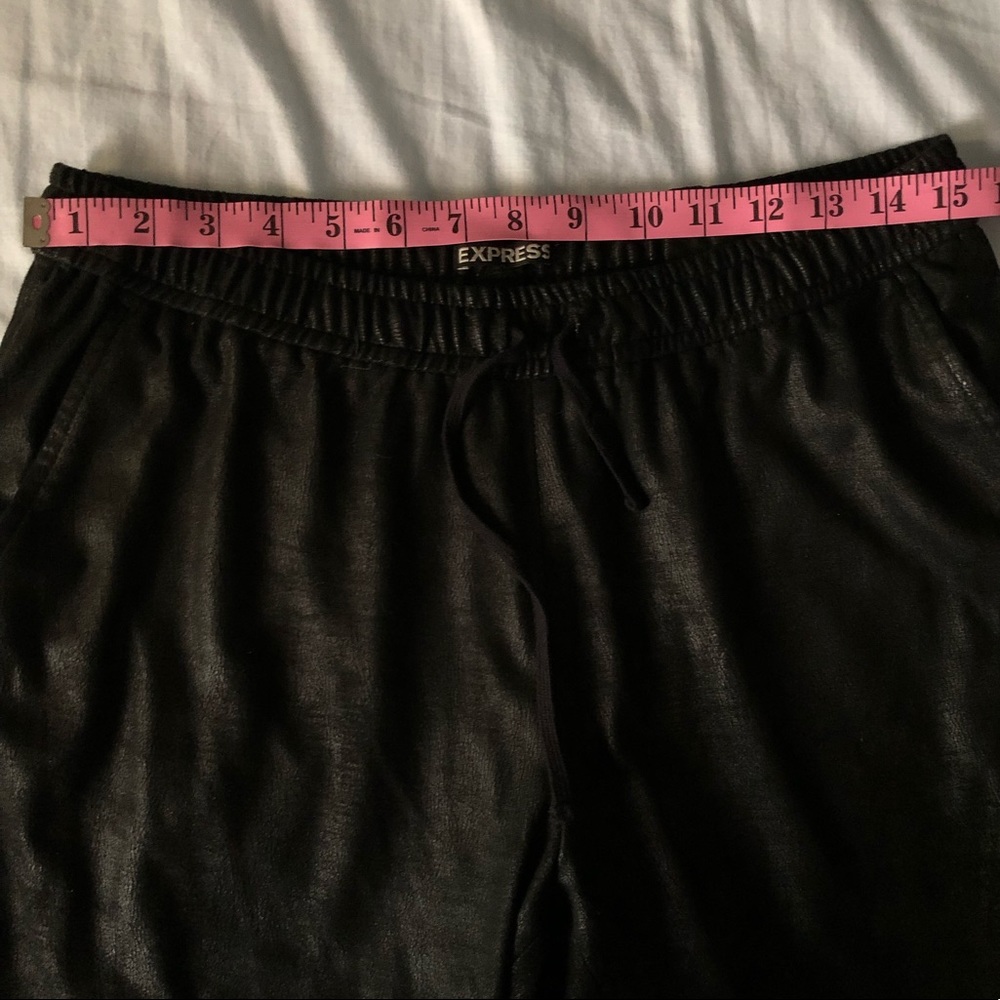 Express Faux Suede Jogger Sweatpants Elastic Waist - Picture 6 of 10
